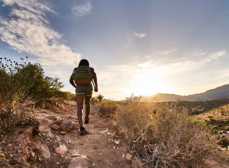 Woman Hiking