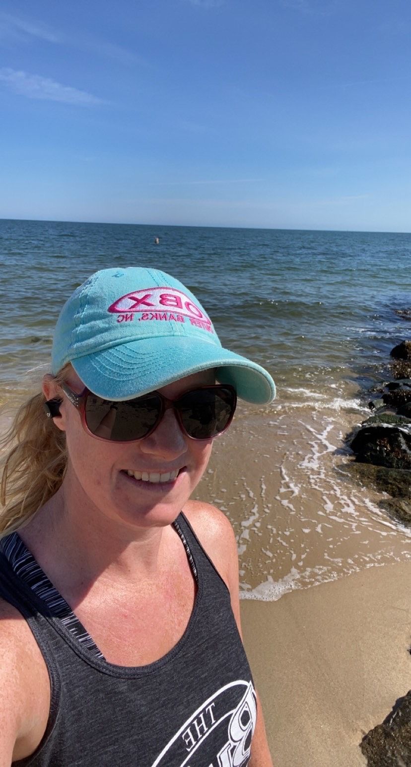 Woman on beach